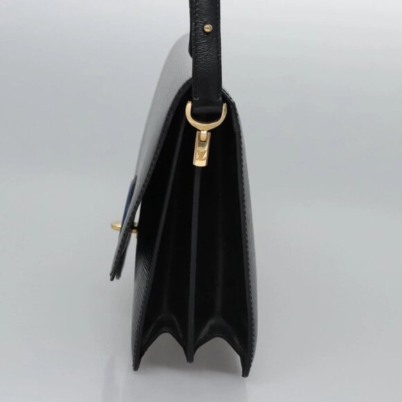 LOUIS VUITTON Epi Bicolor Free Run Shoulder Bag Black Blue - Picture 5 of 16